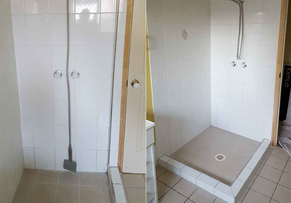 Tile Regrouting Service Brisbane The Shower Dr Experts Regrout Before After 001